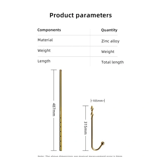 Anal Hooks Adjustable Hook AllNight Golden 3867 LOCKINK Anal Set 0204